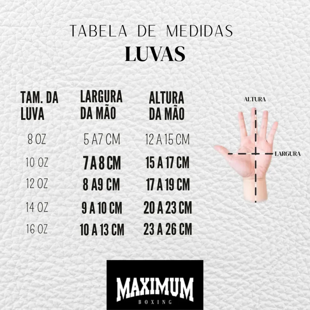 Luva Boxe E Muay Thai Maximum New Classic Premium Iniciante